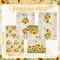 Bencailor 6 Pcs Sunflower Kitchen Towels Decorative Sets Dish Towels Absorbent Fast Drying Hand Tea Vintage Hanging Reusable Cleaning Dishcloths for Cooking Farmhouse Bathroom Accessory